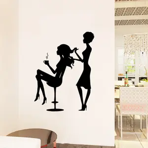 创意性感女孩墙贴客厅卧室背景装饰壁画艺术壁纸家居装饰个性贴纸