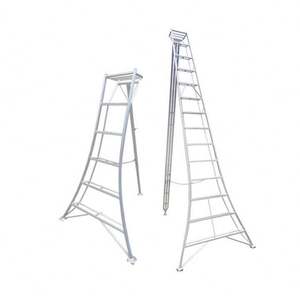 Échelle de Jardinage en Alliage d'Aluminium 3-12 Marches, Stable et Anti-Tremblement, pour l'Élagage, la Jardinage, la Pépinière, la Verger et la Récolte des Fruits - Product Image 1
