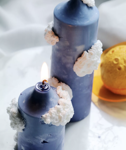 Bougie d'aromathérapie Céramique Rose, faite à la main en cire de soja, parfumée aux roses, forme irrégulière, sans fumée, pour le Nouvel An Chinois et Noël - Product Image 6