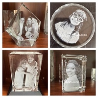Mesin Laser 2D 3D untuk Ukiran Laser Kristal Kaca Foto 3D Harga Pabrik