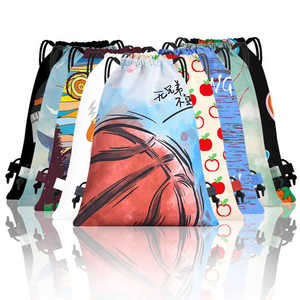 New Style Custom Logo Lightweight Travel Draw String <b>Backpack</b> Gym <b>Drawstring</b> Sports Bag <b>Backpacks</b> - Product Image 1