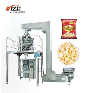 Automatic Vertical Grain Bag Packing Machine with Multihead Weigher For Snack Granular Salt Sugar