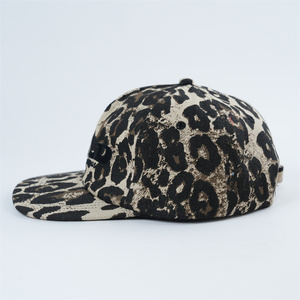 Chất Lượng Cao Leopard In Snapback Cap Biểu Tượng Tùy Chỉnh Bóng Chày Hat Thời Trang Mới Bất Tree Thiết Kế Thêu Logo Tùy Chỉnh Cha Hat - Product Image 2