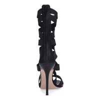 Sandales à talons hauts à bande élastique, chaussons, sandales sexy de 12cm, nouvelle collection 2024 pour femmes
