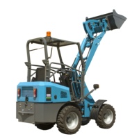 Topsense Ingrosso Caricatore Elettrico 606 con Capacità di 600 kg, Mini Caricatori a Batteria, Trattori Mini 4x4