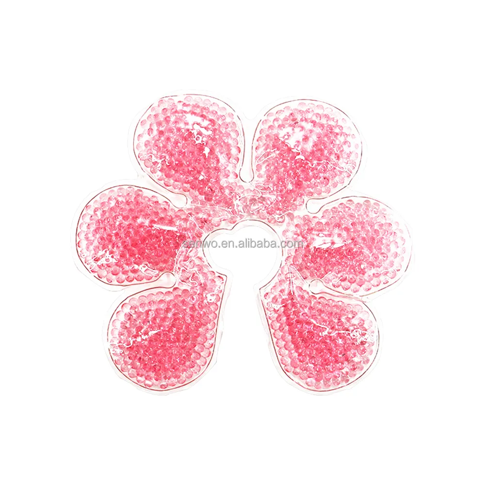Senwo Flower Shape Maternity Bra For Postpartum Nipple Cool Gel Pad Breast Cold beads Cooling Hot Compress Pack