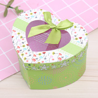Caja de Regalo Laminada en Forma de Corazón, Estilo Coreano, Ecológica, Hecha con Materiales Reciclados, Portátil, Personalizable, Linda, para Nochebuena, Creativa