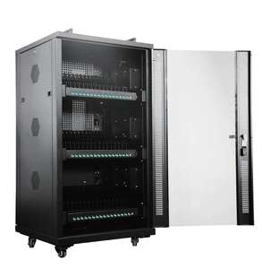 Armoire de charge USB 24U de 600 mm de largeur avec 48 ports pour tablettes et appareils - Product Image 1