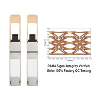 Émetteur-récepteur Skylynn fiable 400GBASE-SR4 QSFP112 MPO 4x112G PAM4 850nm 100m Fibre multimode OM4 pour FTTH et liaison serveur HPC