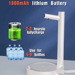 Electric Gallon <b>Pump</b> Desktop Water Dispenser, Rechargeable Water Bottle <b>Pump</b>, Automatic Water Dispenser - Product Image 3