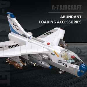 เครื่องบินจู่โจมสำหรับเด็ก61044 <span class=keywords><strong>A7</strong></span>ของเล่นพลาสติกเพื่อการศึกษาตัวต่อประกอบสำหรับเด็ก - Product Image 4