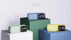 Réveil Haut-parleurs HiFi <span class=keywords><strong>Portable</strong></span> Blue tooth Haut-parleur Radio-Multifonctionnel sans fil Led Lights Deep Bass Smart Speaker - Product Image 6