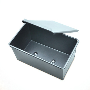 The Factory suministra 450 gramos de molde rectangular antiadherente para pan con tapa, lata <span class=keywords><strong>tostada</strong></span> con tapa, herramientas para hornear para uso familiar - Product Image 5