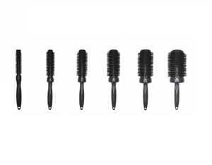 Brosse à cheveux en céramique avec manche en caoutchouc antidérapant et poils de sanglier doux pour démêler les cheveux - Product Image 2