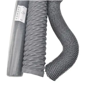 63mm industrial flexível ventilação mangueira nylon tecido expansão tubo