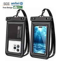Étui de téléphone flottant universel étanche IPX8 pour le surf et la natation, séchage rapide et durable