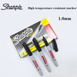 Marqueur permanent Sharpie 13601 industriel à pointe fine de 1 mm, <span class=keywords><strong>encre</strong></span> <span class=keywords><strong>noire</strong></span> résistante aux conditions extrêmes pour tissu - Product Image 4