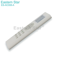 Télécommande de climatiseur BLUE STAR RG66B8(2H)BGEF, code fixe, affichage numérique LED 38KHZ, 14 touches, AC 201, ES-AC008-A