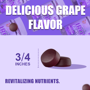 Gomitas de Hierro de Marca Privada, Multivitamínicas Veganas, Sin Gluten, con Vitamina B6 y B12 para Mujeres y Hombres, 60 Gomitas - Product Image 3