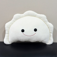 Nouvelle Coussin en Peluche Pierogi Transfrontalier, Design Boulette Polonaise, Jouet en Peluche avec Rembourrage en Coton PP et Emballage en Sac en Maille