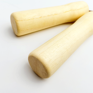 <span class=keywords><strong>Corde</strong></span> de vitesse en cuir véritable réglable, poignée en bois pivotante, parfait <span class=keywords><strong>pour</strong></span> l'entraînement physique de Cardio - Product Image 3