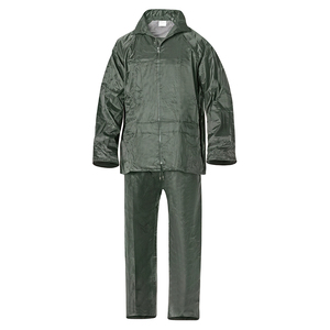 Traje Impermeable de Nylon Verde para Lluvia, Tallas 9-XXL - Product Image 1