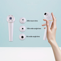 Densitomètre capillaire OEM AI 16MP avec grossissement 50X-200X, écran 15,6 pouces, détection de la perte de cheveux, utilisation à domicile, appareil de beauté