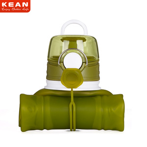 Bouteille d'eau pliable en silicone KEAN, dernier design, 1L - Product Image 5