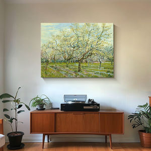 Impresión en Lienzo <span class=keywords><strong>de</strong></span> Arte Mural Moderno, Reproducción <span class=keywords><strong>de</strong></span> la Pintura Huerto Blanco <span class=keywords><strong>de</strong></span> Vincent <span class=keywords><strong>Van</strong></span> <span class=keywords><strong>Gogh</strong></span>, Decoración para Sala <span class=keywords><strong>de</strong></span> Estar y Hogar - Product Image 1