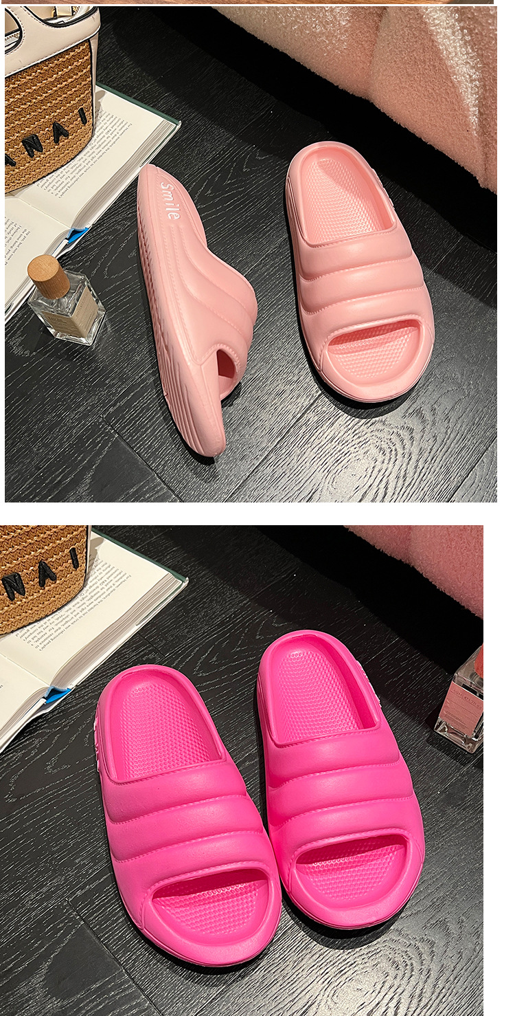 Indoor and Outdoor Slippers Thick Sole Couple Slippers Platform Slides Shoes