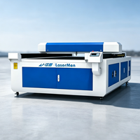 Machine de découpe laser CO2 CNC LaserMen 1325 2026 pour acrylique, verre et bois, machine de gravure laser à pas de broche pour verre