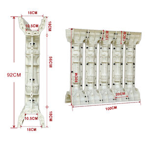 Colata in altezza 92cm stampo <span class=keywords><strong>per</strong></span> ringhiera in calcestruzzo <span class=keywords><strong>per</strong></span> <span class=keywords><strong>recinzione</strong></span> balcone - Product Image 4