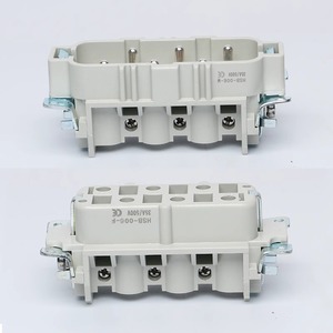 Rectangular Heavy Duty Connector 35A 4 Pin 6 Pin 12 Pin High Current HSB <strong>006</strong> Aviation Plug And Socket Female - Product Image 2