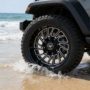 Jantes en alliage d'aluminium forgé Viaol Black de 20 à 28 pouces pour camionnettes (F350/F250/<span class=keywords><strong>F150</strong></span>/GT) Décalage négatif - Product Image 3