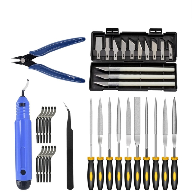 OKYN-G0106 Essential 3D Printing Starter Tool Kit Includes Nozzles Spatula Tweezers for DIY Enthusiasts