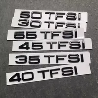 Autocollant de voiture avec logo TFSI 30 35 40 45 50 55 pour Audi A3 A4 A6L A7, modification 4x4, accessoire décoratif.
