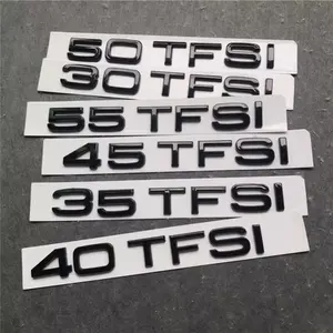 Autocollant de voiture avec logo <span class=keywords><strong>TFSI</strong></span> 30 35 40 45 50 <span class=keywords><strong>55</strong></span> pour Audi A3 A4 A6L A7, modification 4x4, accessoire décoratif. - Product Image 1