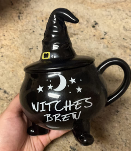 Tazza da Caffè Halloween da 14oz, Tazza Novità Strega di Halloween, Tazza da Caffè Infuso di Streghe di Nightmare Before Christmas - Product Image 5