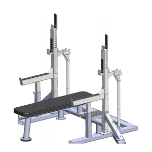 Máquina De Aptidão Ginásio Use Força Pulôver Banco Plano - Product Image 1
