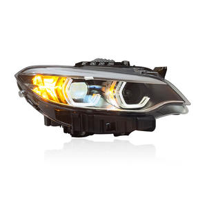 SJC Auto Car Parts para BMW 2 Series F22 F23 F87 Faros M2 Cuchara Faros de dos colores 14-21 Actualización Full LED Amarillo Blanco DRL - Product Image 5