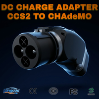 Adaptador Longood 2026 CCS2 a CHAdeMO DC para Vehículos Eléctricos, Conector EV Japonés CHAdeMO a CCS Europeo, Carga Rápida para Vehículos Eléctricos