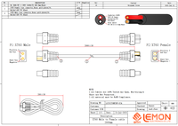 Câble d'extension de connecteur de batterie XT60 mâle-femelle pour batterie LiPo de drone FPV RC