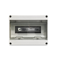 Boîte de distribution électrique temporaire/boîte de distribution électrique en plastique étanche IP65 série HT 5 voies avec disjoncteur MCB