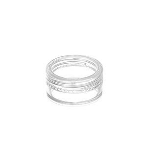 5G Round Plastic Bottles For Nail Art Cosmetic Refill Jars 35mm Diameter <b>Clear</b> <b>Container</b> For Cream Eye Cream Jewelry Storage - Product Image 5