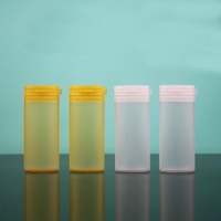 Bouteille en plastique de chewing-gum de 50ML, pot en plastique de poudre de dentifrice de 50ml et récipient en plastique de capsule