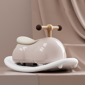 Bicicleta de Equilibrio para Niños de 2 a 4 Años, sin Pedales, de Plástico, con 4 Ruedas Silenciosas y Asiento Suave - Product Image 3