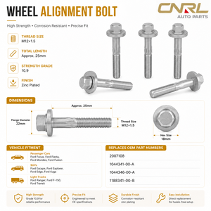 Boulon de suspension M14x1.5 OEM 2007108, boulon <span class=keywords><strong>excentrique</strong></span> de bras oscillant, boulon de suspension en acier pour Ford Transit V363 - Product Image 2