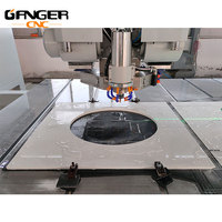 Offre Spéciale Ganger CNC scie à pont à cinq axes CNC découpeuse de pierre utilisée découpeuse de granit de marbre