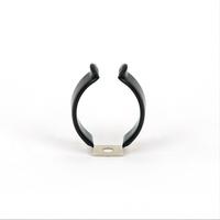 Support de montage pour lampe à tube LED en acier inoxydable 304 T8 avec clip à ressort recouvert de caoutchouc, capacité de charge de 7 lb