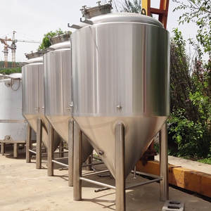 Récipient de fermentation 4000l avec chemise de refroidissement pour bière, réservoir conique - Product Image 5